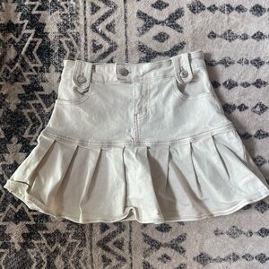 NWOT Pleated Mini Skirt